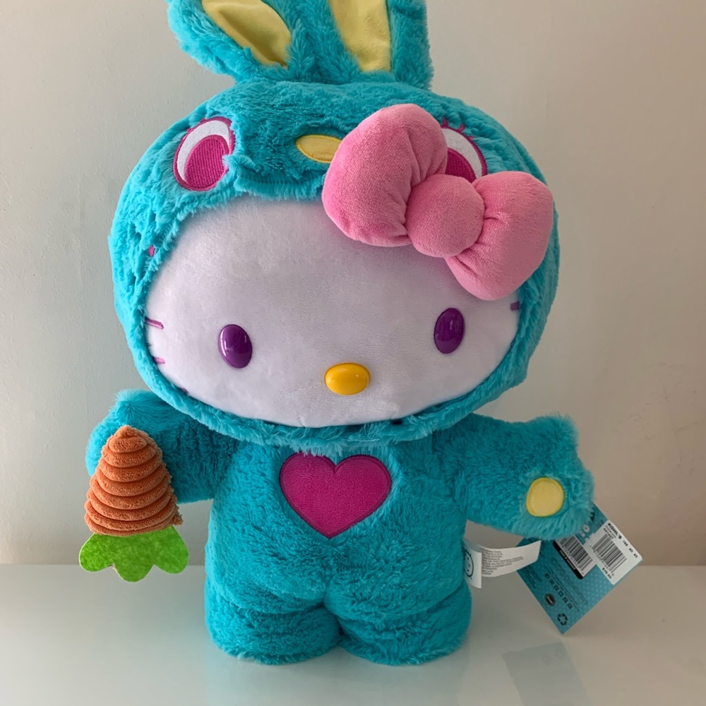 Hello Kitty Easter Bunny Greeter - Blue and Pink